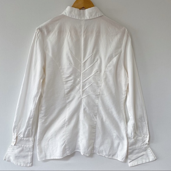 Flatiron Workshop White Cotton Button Up Shirt - Picture 2 of 8